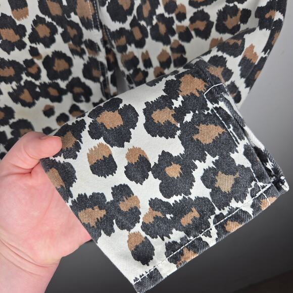 VINTAGE Jeans St Tropez High Rise Animal Print Jeans Size 7 - Picture 7 of 13